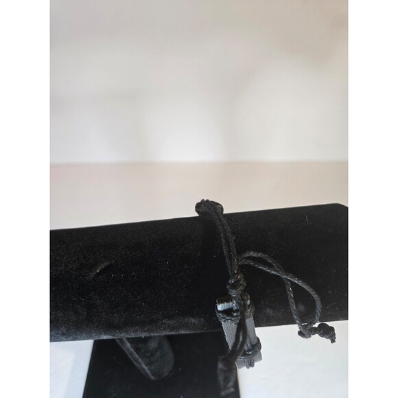 Black Men's Leather Bracelet Religious Catholic Saint St Benedict Medal protect - Picture 5 of 6